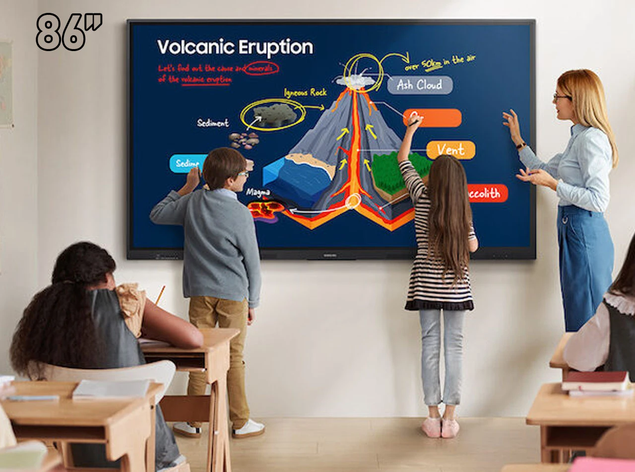 Pentanik 86 Inch Interactive Flat Panel Display (IFPD), view 3